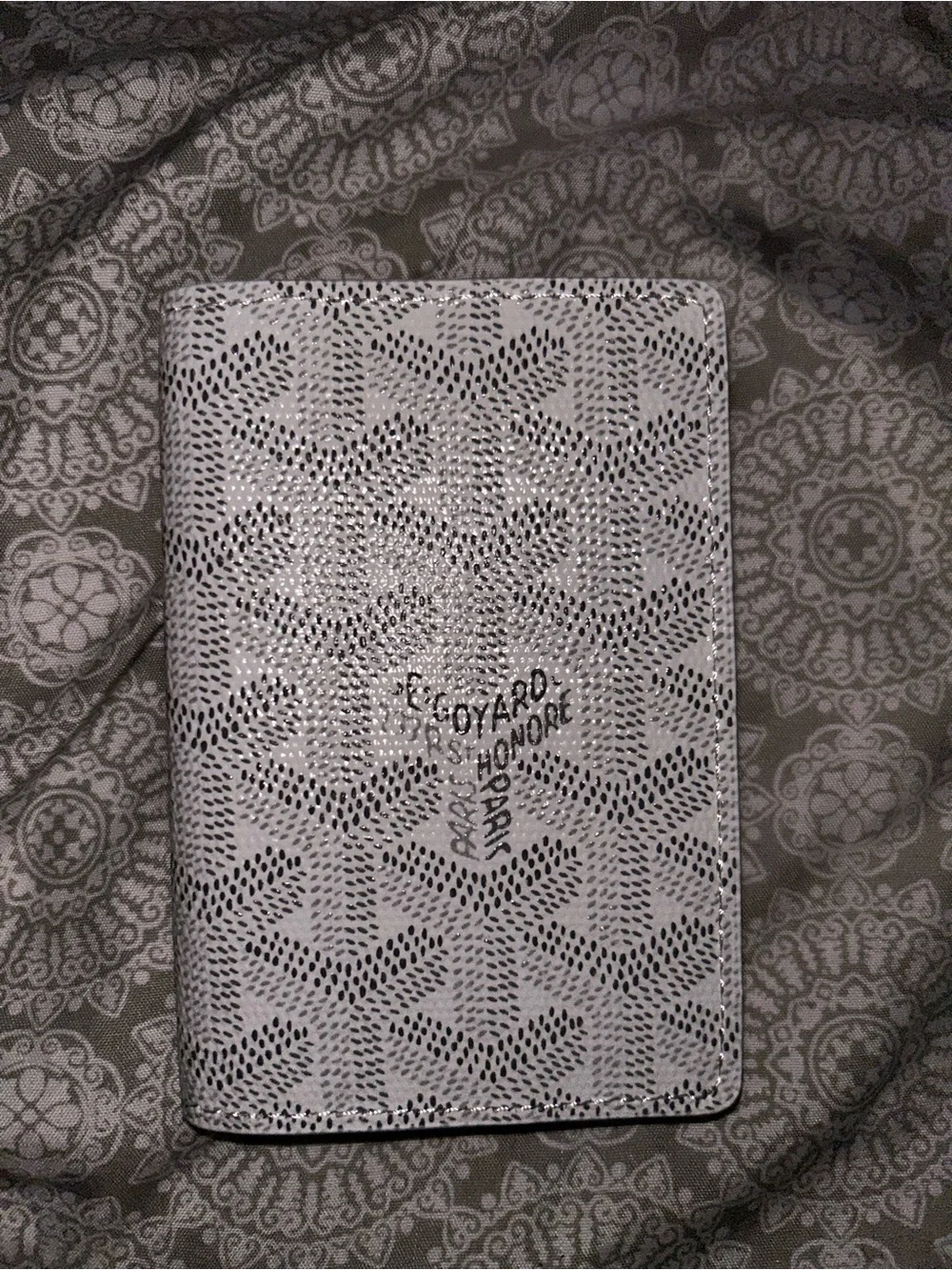 Goyard white Card Holder